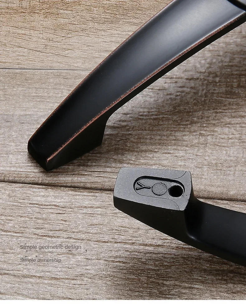 Description Picture 5 of itemAmerican Red Black Furniture Knob Cabinet Handle European Style Garden Cabinet Hardware Cabinet Knob Door Pull Piano Black