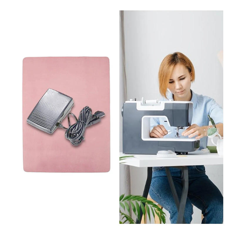 Description Picture 5 of itemSewing Machine Foot Pedal Mat Non Slip Reduce Vibration Rubber Sewing Machine Muffling Mat For Home Use 26 X 21cm