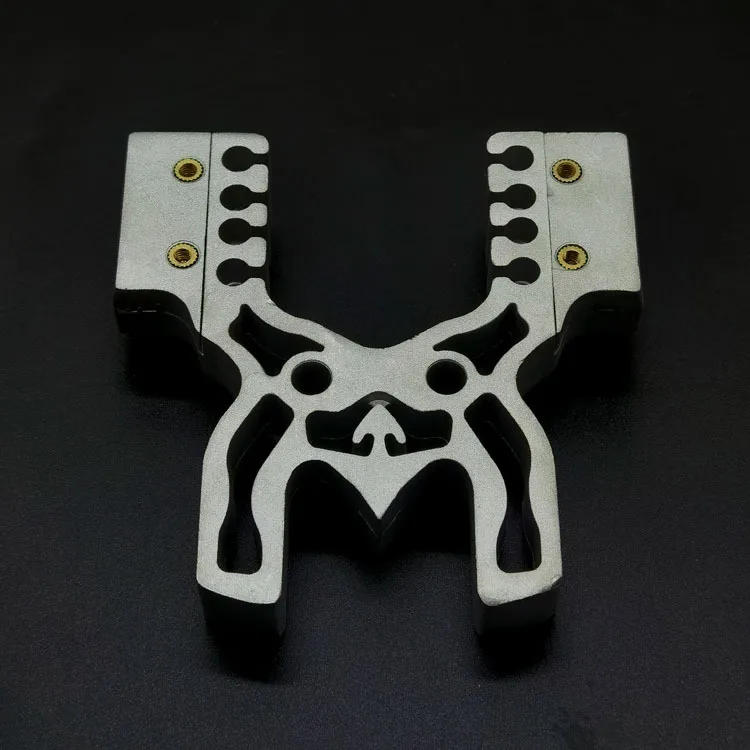 Description Picture 5 of item304 Stainless Steel Catapult Head Portable Outdoor Sport Shooting Hunting Tool Slingshot Bow Head for Game Slingshot Accessories