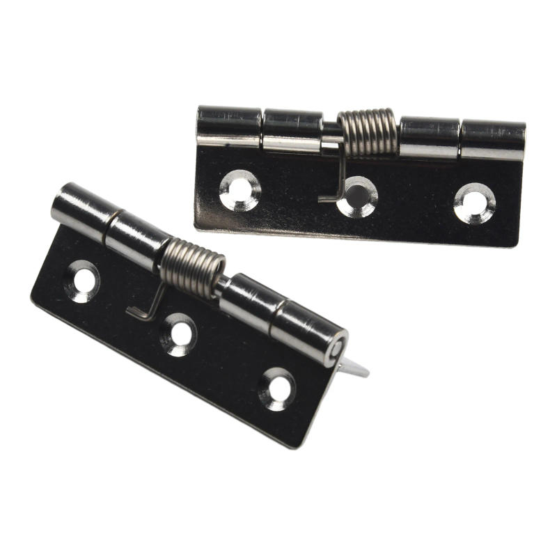 Description Picture 3 of item2 Pcs Self Closing Spring Hinge Stainless Steel Doors Hinge Cabinet Hinge Furniture Hardware Accessories /1/1.5/2/2.5/3/4inch
