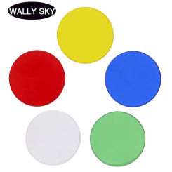 5 Pieces Microscope Filters 32 35 42 45mm Diameter Biological Microscope Accessories Green Blue Yellow White Red Optical Glass
