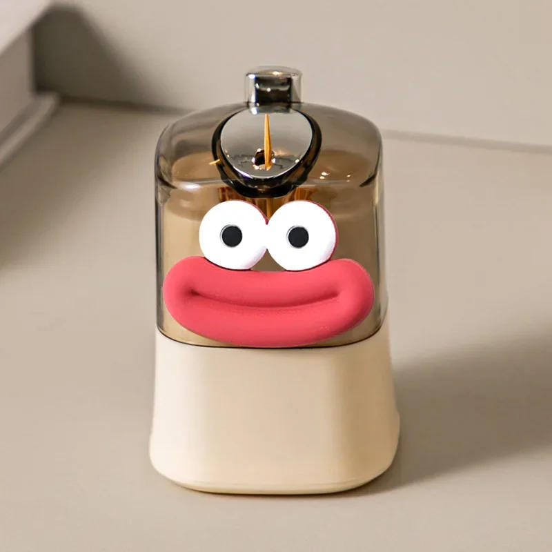 Description Picture 6 of itemCreative Toothpick Storage Box Automatic Pop-up Toothpick Box Home Living Room Dining Room Push-type Toothpick Holder