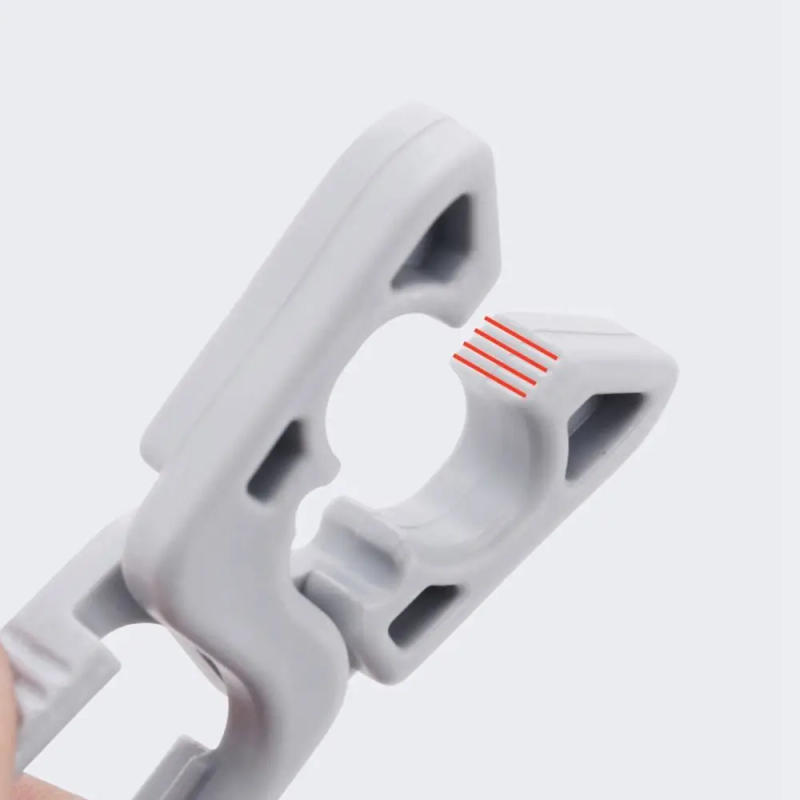 Description Picture 6 of item10 Pcs Portable Plastic Clothes Pegs White/Grey Windproof Washing Pegs Small Clothing Clip for Household
