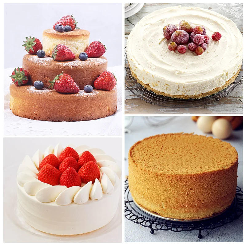 Description Picture 6 of item4 6 8 10 Inch Round Cake Silicone Cheesecake Pan Baking Forms For Pastry Accessories Tools Food Grade Silicone Mould
