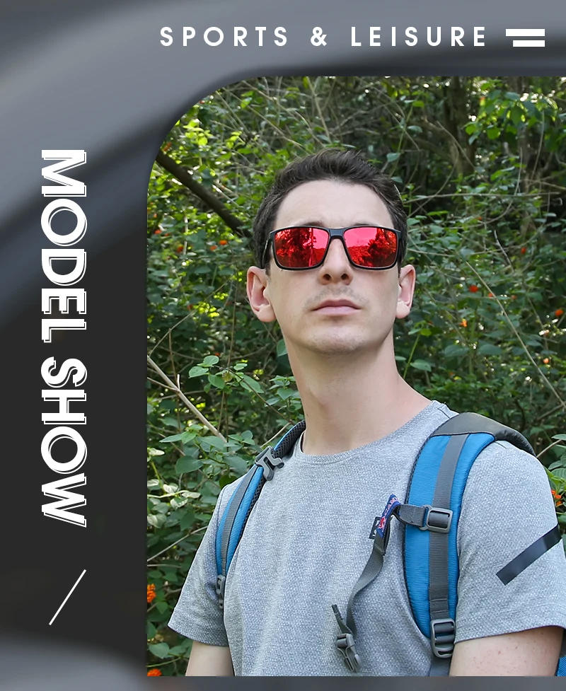 Description Picture 2 of itemMen Fashion Cycling Sunglasses Polarized Outdoor Mountains Sport UV400 Eyewear Women Fishing Glasses Sports and Leisure Goggles