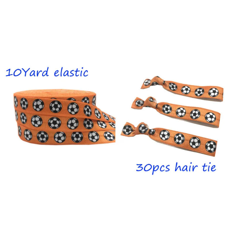 Description Picture 3 of itemSport Elastic Band 10Yard 15mm Volleyball Baseball Soccer Ballet Print Fold Over Elastic Webbing DIY Sewing Crafts Accessories