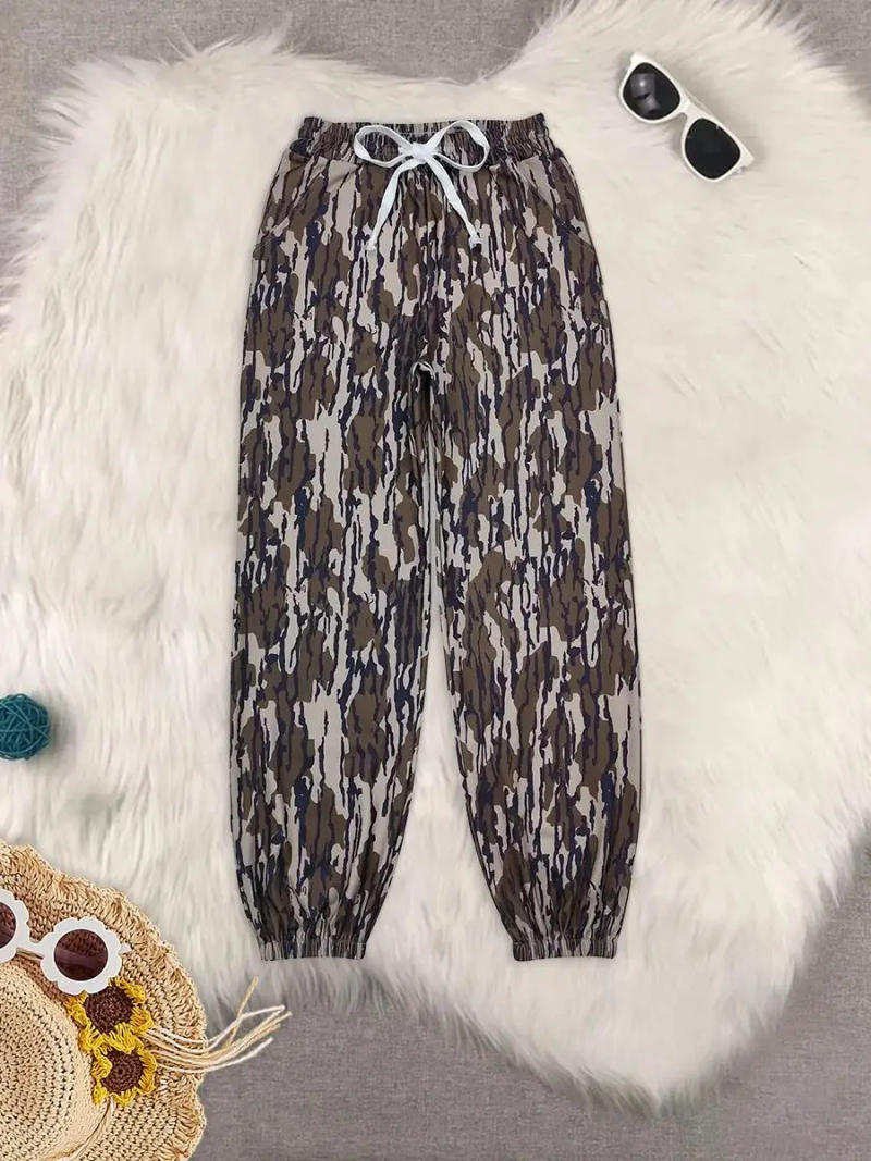 Description Picture 3 of itemAdult Women's Camouflage Yoga Pants with Pockets Bottomland Joggers for Fitness And Exercise