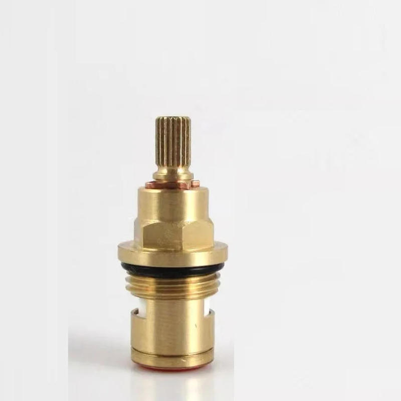 Description Picture 3 of itemCustomization Brass 1/4 Turn G1/2" Faucet Cartridge Bathtub Faucet Spool Basin Faucet Cold and Hot Water Valve Core 2pcs/pair