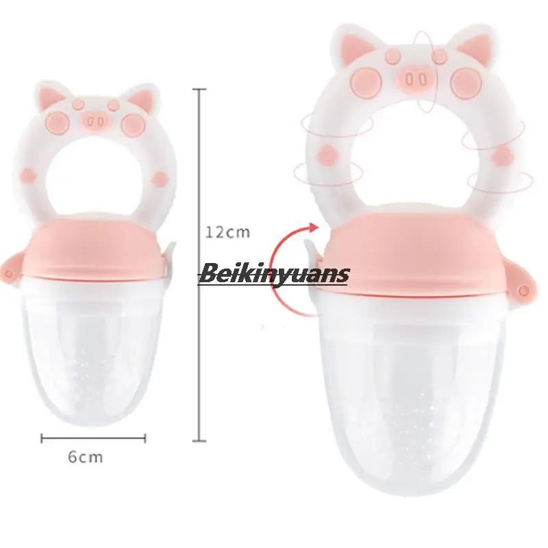 Description Picture 5 of itemBaby Nipple bottle bite teeth toddler fruits vegetables bag tools baby nipple pacifier buckle enjoyed artifact newborn pacifier