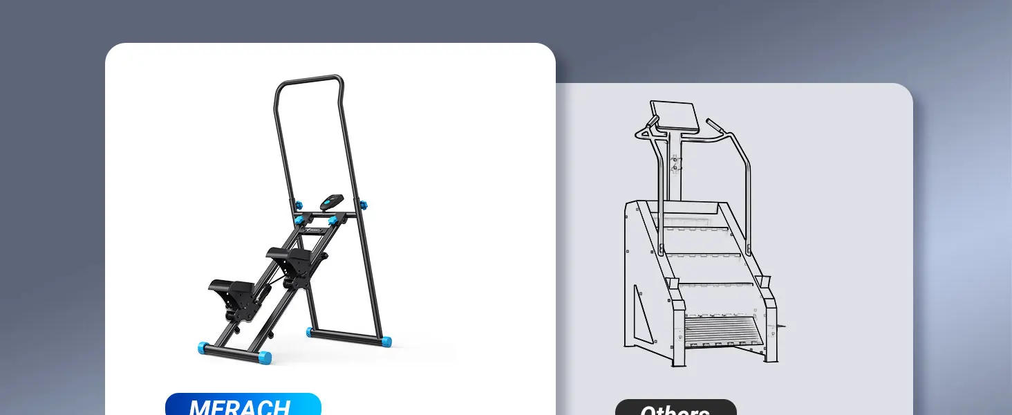 Description Picture 5 of itemStair Stepper for Home Gym Exercise, New Version Vertical Climber Machine for Full-Body Workout, Compact Folding Cardio Exercise