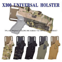 Tactical 6354 DO Pistol Holster For Glock 17 19 Compatible X300 Ultra Light Holsters QLS Quick Mount Adapter Leg Shroud Drop