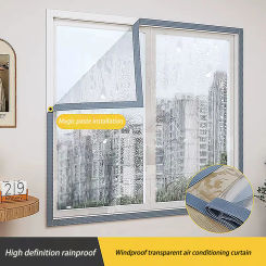 Gray edge windproof window, insulated window, energy-saving transparent film, window insulation film, curtain, screen window
