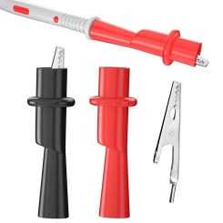 1 Pair Alligator Crocodile Test Clip Clamp For Multimeter Tester Probe Crocodile Electrical Clamp for Testing Probe Meter