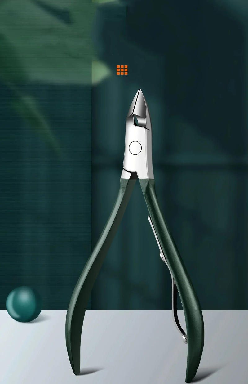 Description Picture 6 of item7/10/12/18 pcs Spring Green New Stainless Steel Nail Clippers Set Grooming Tool Set With Portable Case Manicure Art Tool Green