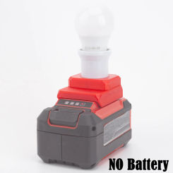 Cordless Portable E27 Bulb Lamp For Ozito Power X-Change 18V Lithium Battery LED Light Indoor And Outdoor Work Light(NO Battery)