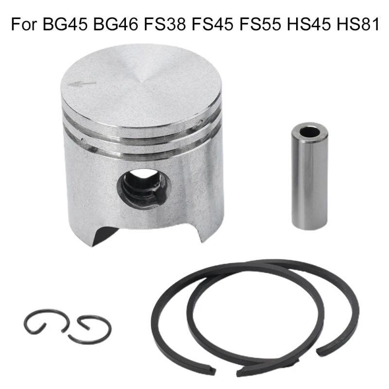 Description Picture 3 of item34mm Piston Ring Circlips Kit 4237 030 2002 For Stihl BG45 BG46/FS38 FS45/FS55 HS45 HS81 Trimmer Blower Garden Power Tool Parts