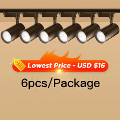 Set Spot Led Track Light 220v Ceiling Spot Light Wall Lamps 12/20/30/40W for Home Kitchen Store Stripe Lighting Spotlight Rail