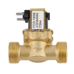 Electric Valve Solenoid Valve G3/4 2 Way Water Inlet N/C Normal Closed Pressure Electric Solenoid Valve AC 220V FCD‑180B