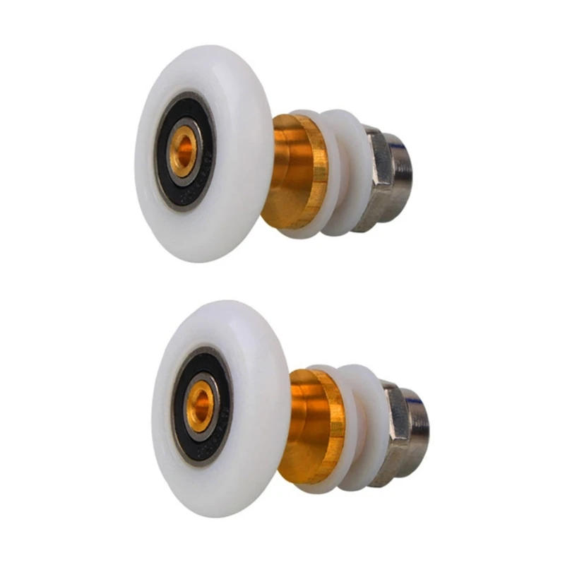 Description Picture 6 of itemNylon Partiality Bearing Rollers Copper-Core Single Wheel Sliding Door Pulley for Shower Cabin SPA Room
