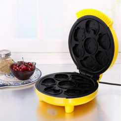 Multifunction Electric Waffle Maker Cake Machine Non Sticking Coating Style for Sandwich Pastries Buttermilk Banana Nut Oatmeal