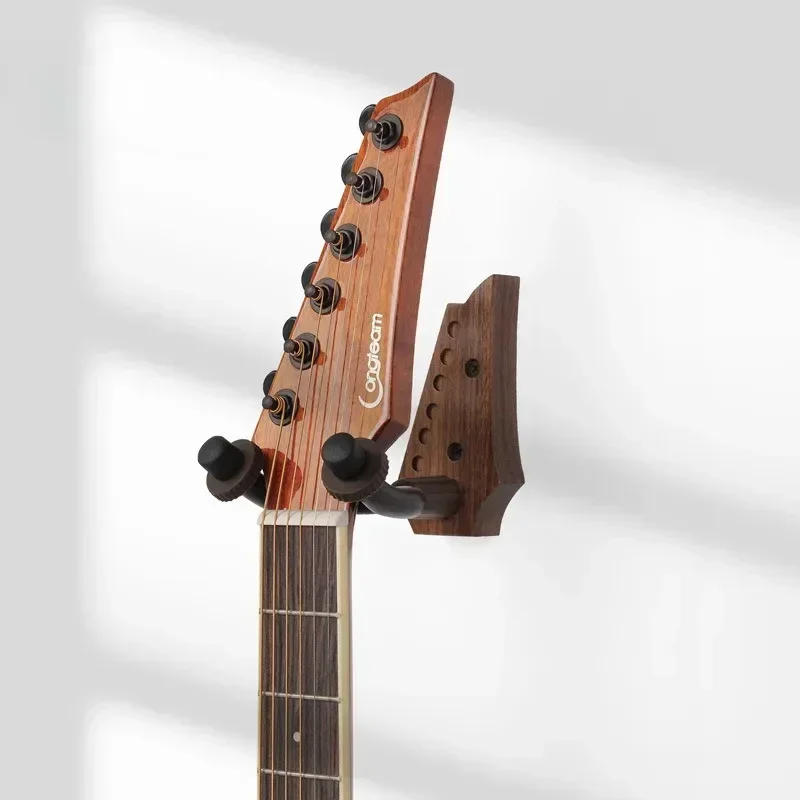 Description Picture 4 of itemMulti-styles Guitar Wall Mount Hanger Non-slip Instrument Rack Holder for Classical/Folk/Electric Guitar Bass Ukulele Violin