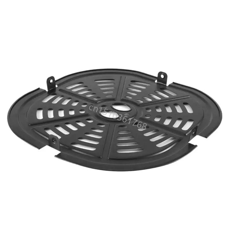 Description Picture 4 of itemSteaming Crisper Plate Nonstick Fry Grill Pan Rack Safe Air Fryer Grill Pan Tray 517C