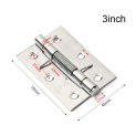 Stainless Steel Hardware Automatic Rebound Cross Hinge Window Accessories Furniture Supplies Door Hinges