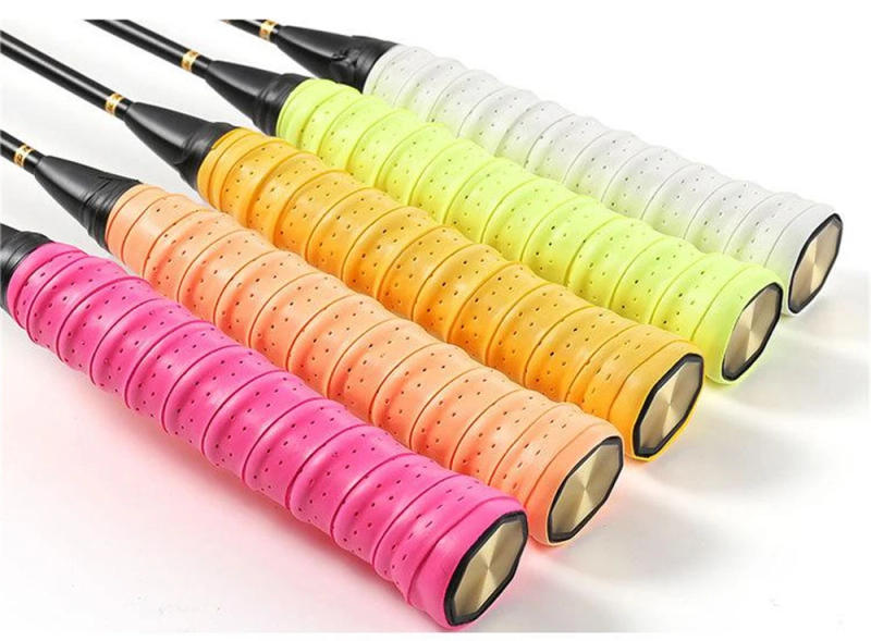 Description Picture 3 of item6 Colors Brand Anti-slip Racket Grip Badminton Overgrips Sweatband Outdoor Sports Accessories Tennis Tape Hand Grips