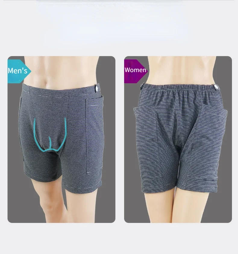 Description Picture 2 of itemDetachable Urine Bag Underwear Double Pocket Large Capacity Elderly Portable Ostomy Underwear Bowel Kidney Belt Postoperative