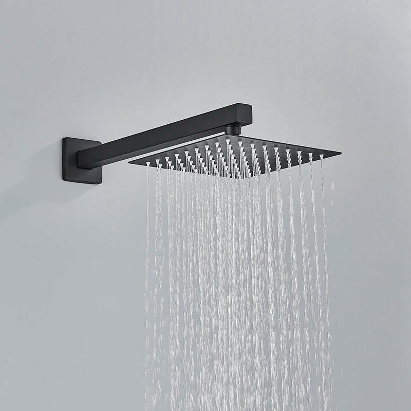Description Picture 3 of itemBathroom Shower Faucet 8/10/12/16inch Rainfall Headshower Wall Concealed Cold Hot Water MixerShower System with Embedded Box