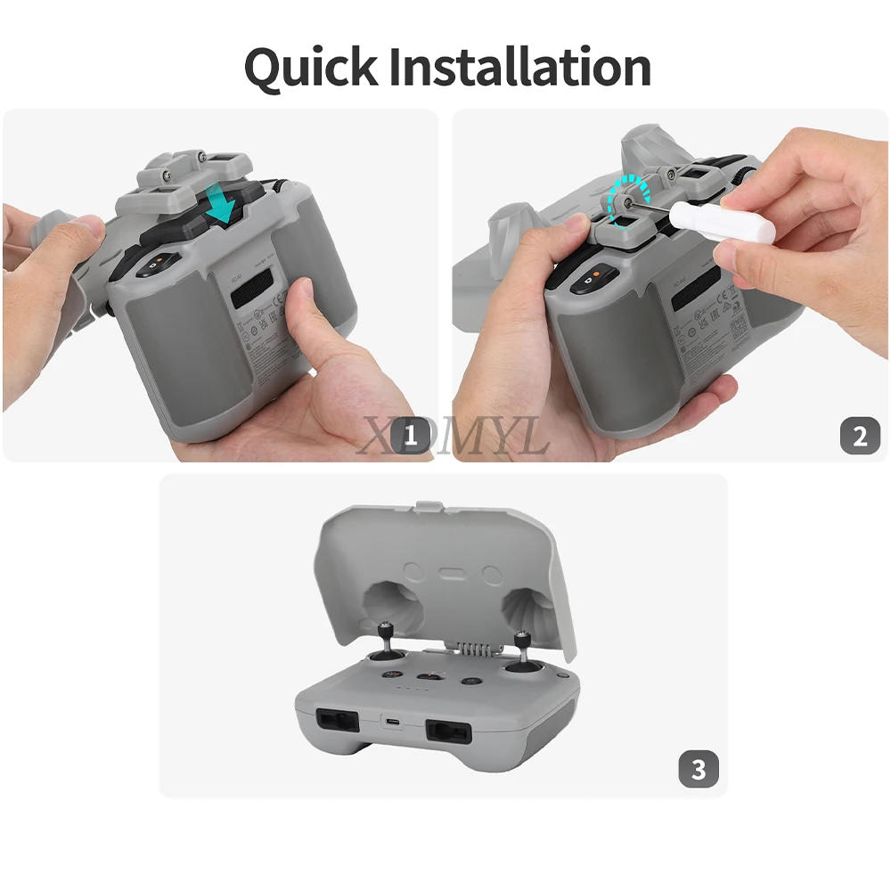 Description Picture 3 of itemSunnylife Remote Control Sunshade Protective Cover Sun Hood For DJI RC N1/RC N2/RC N3/RC N1C Mini 4 Pro/Air 3/Air 3S/Mini 4K/Neo