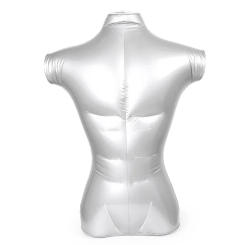 New 1 Pc Male Upper Half Body Without Arm Top Shirt Display Inflatable Mannequin Men Dummy Torso Model 1003