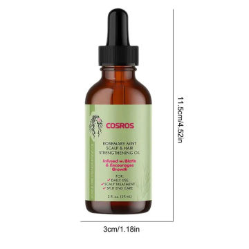 Mielle Organics Hair Growth Essential Oils Rosemary Mint Hair Strengthening Nourishing Treatment For Split Ends And Dry Care