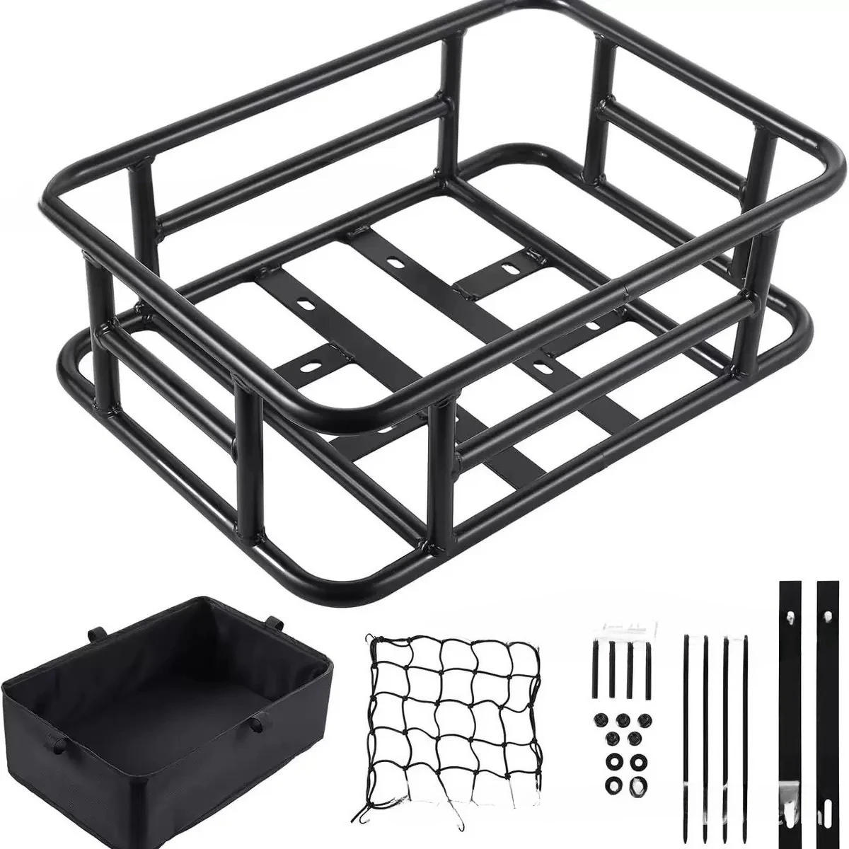 Description Picture 3 of itemRear Bike Basket Bicycle Cargo Rack Bag Large Capacity Fron  Basket Bike Baskets Rear Rack for Outdoor Travel Shopping