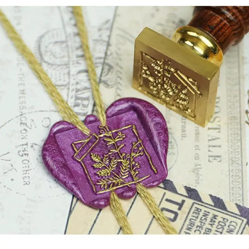 Description Picture 5 of itemCustom Stamps Personalized Logo Metal Stamps Custom Wax Seals Stamps Customize Your Own Logo Gift Stamps Invitation Stamps