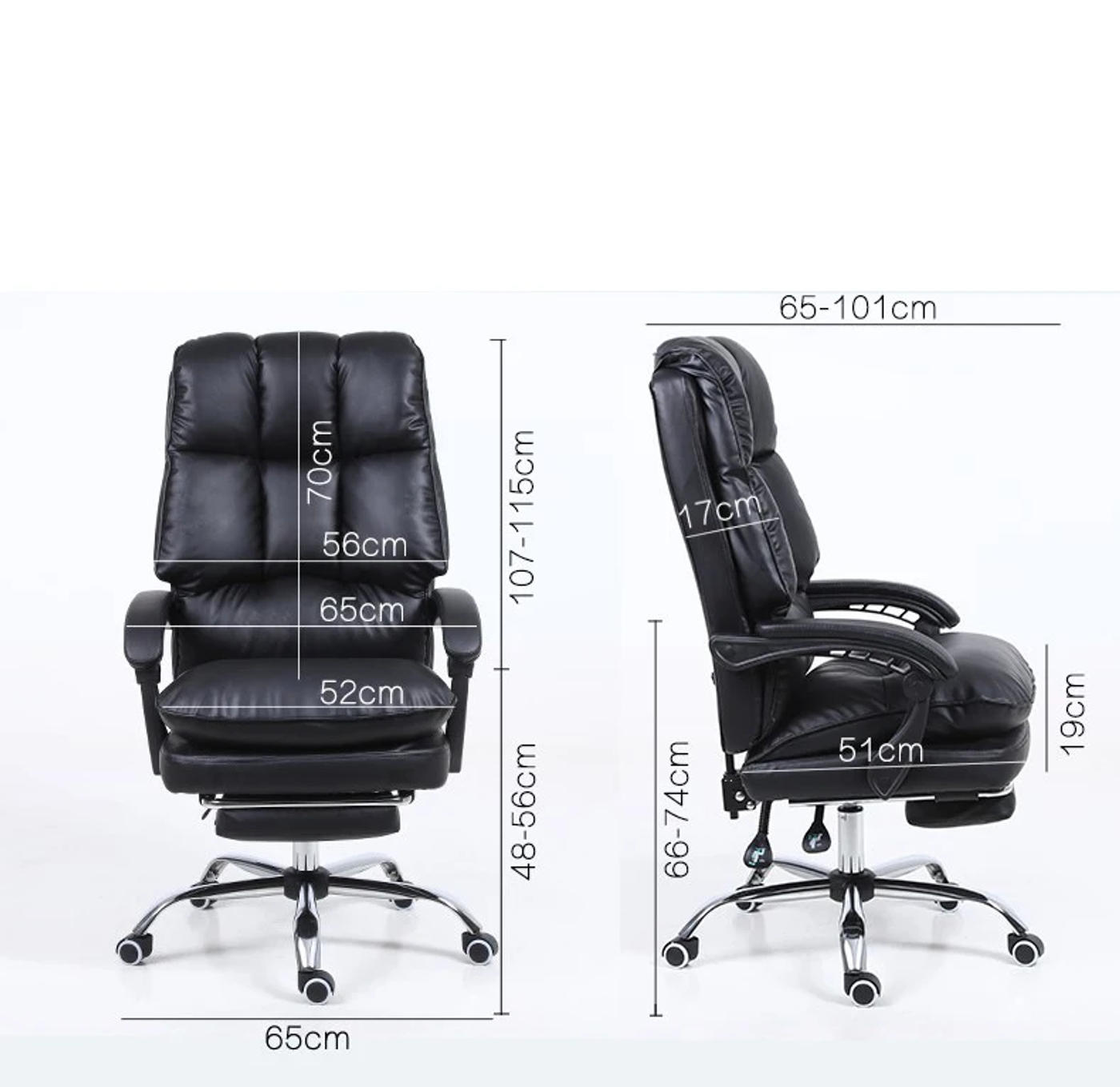 Description Picture 3 of itemOffice Chair Reclining Armchair with Footrest WCG Computer Gaming Chair Internet Cafe Gamer Chair bedroom study Chair Pink white