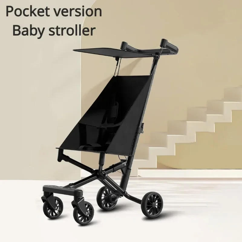 Description Picture 3 of itemLightweight Baby Stroller with Canopy One Hand Easy Fold Portable Compact & Lightweight Stroller for Toddlers Infants Anti-slip