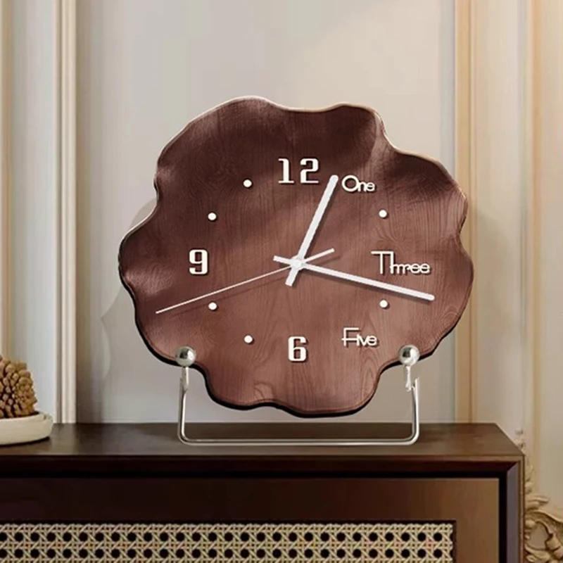 Description Picture 3 of itemDesktop Clock Modern Bedroom Living Room Silent Table Clock Nordic Interior Luxury Unique Office Desk Clocks Home Decoration
