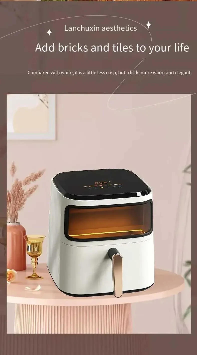 Description Picture 4 of item6.5L Electric Air Fryer Oil-free Automatic Household Kitchen 360°Baking Convection Air Fryer Oven Deep Fryer without Oil