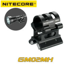 Nitecore GM02MH Flashlight Holder Magnetic Coupling Weapon Gun Mount 24~26mm Accessories ALUMINIUM ALLOY fits MH27 SRT7GT MH40