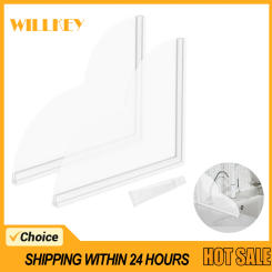 2PCS Self- Adhesive Transparent Shower Splash Guard Acrylic Clear Bathtub Easy to Install Shower Guards to Keep Water in Shower