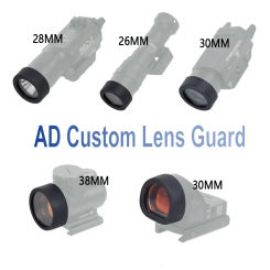 Weapon LED Lights Protector AD Custom Lens Guard Tactical SF M300 M600 X300 X300V T01 T02 Red Dot SIght Scope 26MM 28MM 30MM