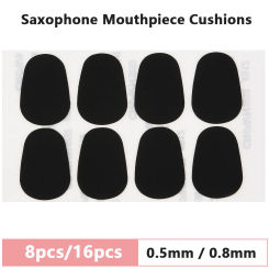8pcs /16pcs Standard 0.5mm/0.8mm Alto Tenor Saxophone Mouthpiece Cushions Pads Woodwind Musical Instruments Tools Accessories