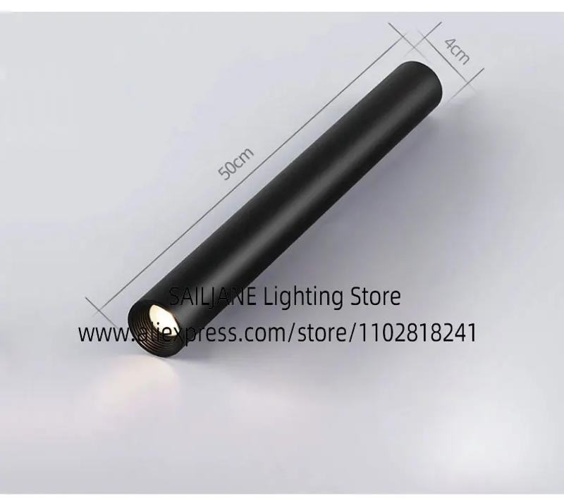 Description Picture 4 of itemSimple LED Chandelier Water Pipe Long Chandelier Living Room Hanging Lamp Long Downlight Compound Villa Staircase Chandelier