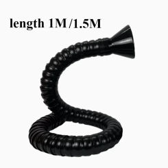 Flexible Smoke Exhaust Ventilator Pipe positioning bamboo tube suction air collector hood Industrial smoke extraction system