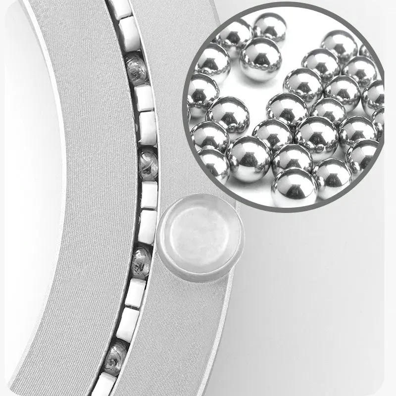 Description Picture 4 of itemMute Strap Lazy Susan Turntable Bearings Low Noise Aluminum Rotating Ring Smooth Swivel Plate for Dinning Table