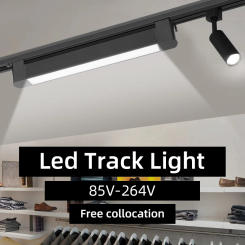 Led Track Lamps Set 85~264V Ceiling Light 10W 20W Floodlight indoor Lighting Fixture Spotlight for Clothing Shop Track Rail Lamp