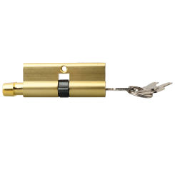 Indoor Door Lock Core Door 70mm Cylinder Biased Lock Universal Door Lock Cylinder W/3 Keys Anti-Theft Entrance Brass Door Lock