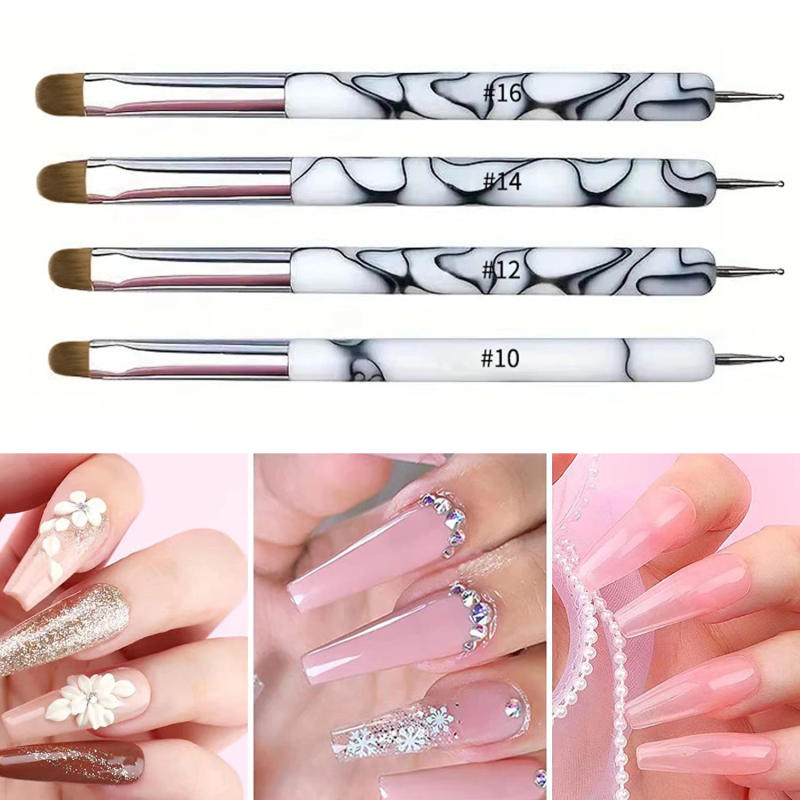 Description Picture 4 of itemDual-Ended Nail Art Brushes And Dotting Pens Set, Professional Manicure Detailing Tools, French Nail Art Pen Kit