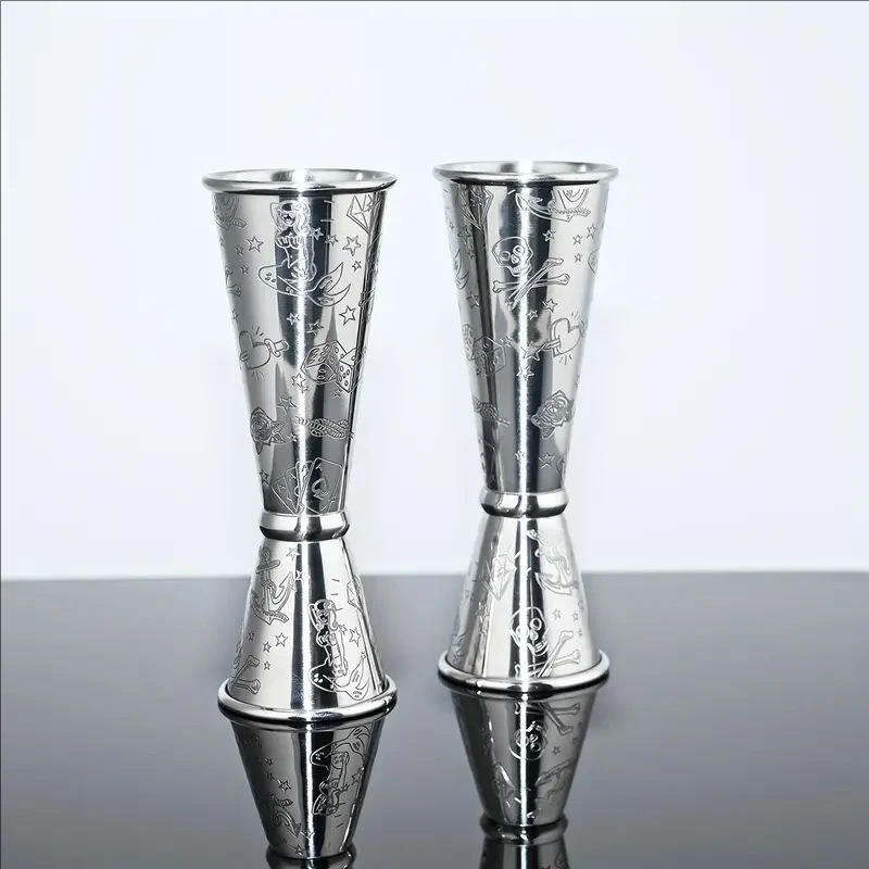 Description Picture 3 of itemSide Measuring Cup Mojito Measure Mug Stainless Steel Japanese Design Jigger Cocktail Bar Jigger  shaker Bar tools Accessories